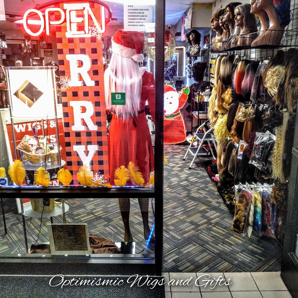 $25 off $75 Black Friday Thru Cyber Monday Optimismic Wigs and Gifts St Paul