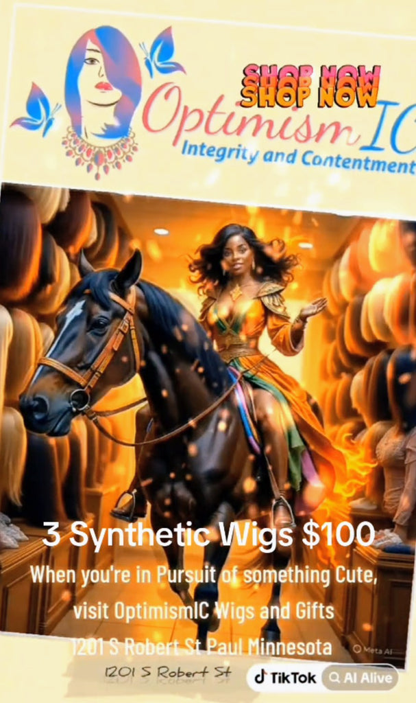 3 Synthetic Wigs $100 Optimismic Wigs and Gifts  St Paul MN
