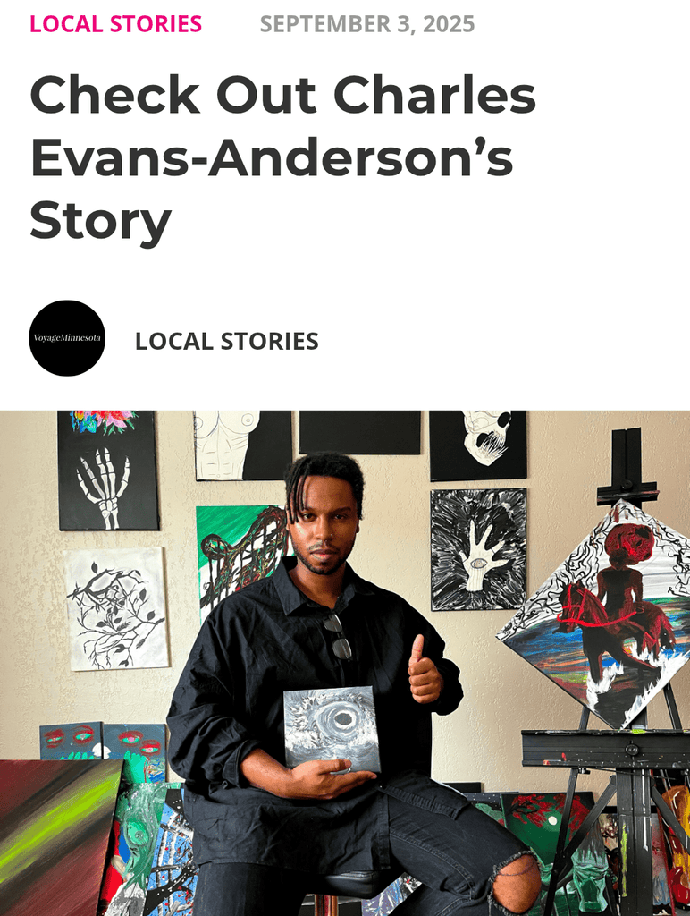 Charles Evans Anderson Voyage Magazine @artistrycea
