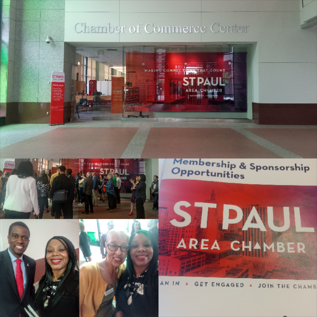 Fantastic Ribbon Cutting Ceremony at St Paul Area Chamber Minnesota Black Chamber of Commerce with Mayor Carter