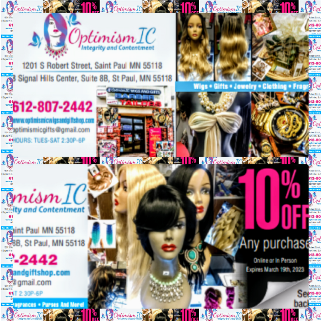 Shop Hair Wigs for Women in Saint Paul Minnesota at OptimismIC Wigs and Gifts Shop