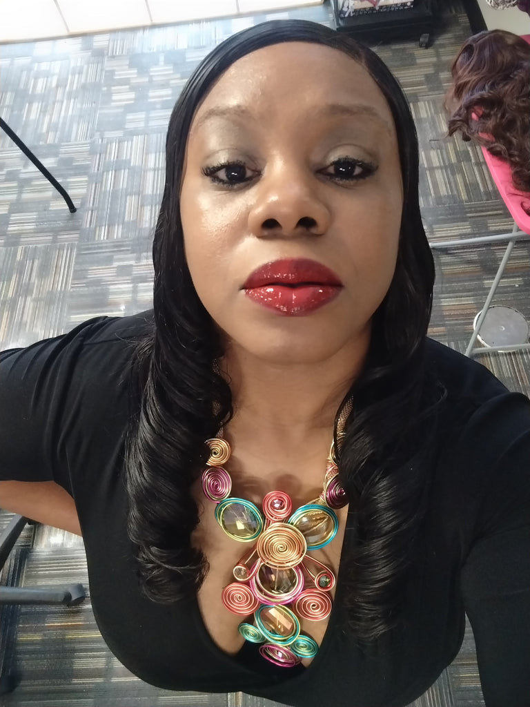 Xolani 13x4 $265 Black Human Hair Lace Front Wigs OptimismIC Wigs and Gifts St Paul Minnesota