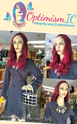 Colorful Human Hair Wigs OptimismIC Wigs and Gifts Shop Saint Paul Minnesota