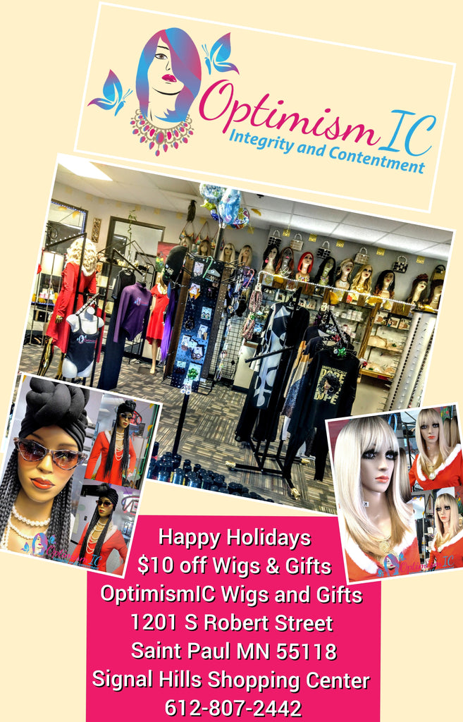 Clearance & Blow Out Deals at Optimismic Wigs and Gifts