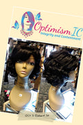 100% Human Hair Wig black $60 Optimismic Wigs and Gifts St Paul MN 55118 - OptimismIC Wigs and Gifts