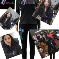 Shop 2pc Jogging suits in saint paul at Optimismic Wigs and Gifts. Model shown in size XL.