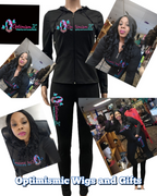 Shop 2pc Jogging suits at Optimismic Wigs and Gifts. Model shown in size XL.