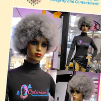 $59 Chayne Gray Synthetic glueless Afro Wigs Optimismic Wigs and Gifts - OptimismIC Wigs and Gifts