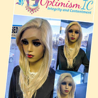 613 Zinnia HD lace side part 20 inch Blonde Wigs $69 Optimismic Wigs and Gifts St Paul MN - OptimismIC Wigs and Gifts