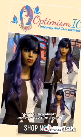 Olympia Synthetic wigs $69 Optimismic Wigs and Gifts St Paul MN