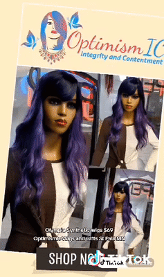 Olympia Synthetic wigs $69 Optimismic Wigs and Gifts St Paul MN