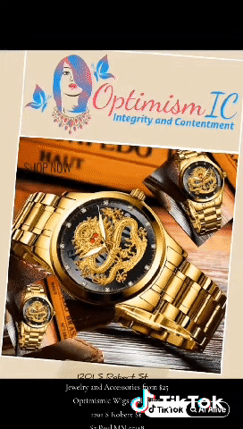 Men's Fashion Gold Watch $25 OptimismIC Wigs and Gifts St Paul MN