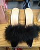 Black Fur heels at Optimismic Wigs and Gifts Shop West St Paul MN