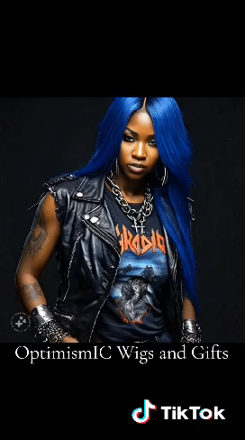 Buy blue Wigs at Optimismic Wigs and Gifts St Paul Minnesota 
