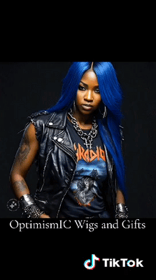 Buy blue Wigs at Optimismic Wigs and Gifts St Paul Minnesota 
