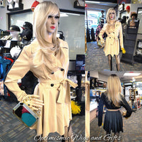 Women's Clothing Jacket Color Tan/Black Size M- XL $47 Optimismic Wigs and Gifts.