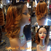 Charmaine Human Hair Lace Front Wig at OptimismIC Wigs and Gifts Human hair Color 1/27 16 Inches