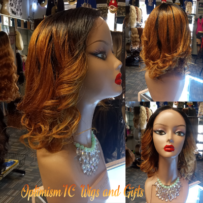 Charmaine Human Hair Lace Front Wig at OptimismIC Wigs and Gifts 

Human hair

Color 1/27

16 Inches

