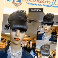 Curly Ponytail Clip in Synthetic Hairpiece $10 Optimismic Wigs and Gifts St Paul