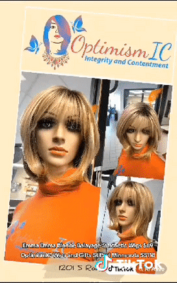 Emma Blonde Balayage Synthetic Wigs $69 OptimismIC Wigs and Gifts St Paul Minnesota 55118