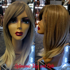 Empire Blonde Wigs at Optimismic Wigs and Gifts $79 Synthetic. Shop for Wigs near me.  