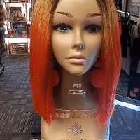 Enigma Synthetic Orange Wigs $59 OptimismIC Wigs and Gifts West St Paul MN