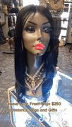 Black human hair lace front wigs Optimismic Wigs and Gifts Saint Paul Minnesota 