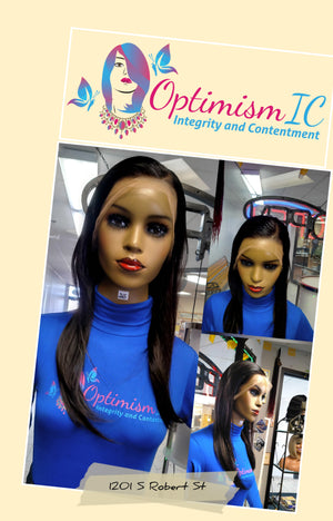 Xolani 13x4 Black Human Hair Lace Front Wigs OptimismIC Wigs and Gifts St Paul Minnesota 