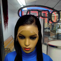 Xolani 13x4 Black Human Hair Lace Front Wigs OptimismIC Wigs and Gifts St Paul Minnesota 