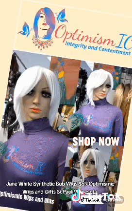 Jane White Synthetic Bob Wigs $59 Optimismic Wigs and Gifts St Paul Minnesota 
www.optimismicwigsandgiftshop.com