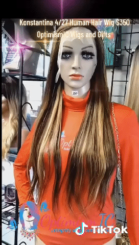 Konstantina blonde balayage human hair lace front 4/27 wigs Optimismic Wigs and Gifts St Paul Minnesota. Signal Hills Shopping Center. 1201 S Robert Street.