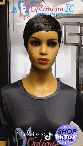 Nia Black Pixie Cut Glueless Wigs $69 Optimismic Wigs and Gifts St Paul Minnesota