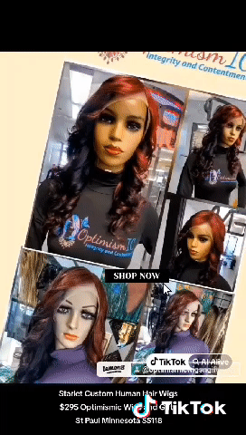 Starlet Custom Human Hair Wigs 
$295 Optimismic Wigs and Gifts 
St Paul Minnesota 55118