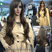 Buy Raquelle chocolate brown wigs at Optimismic Wigs and Gifts.