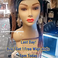 Buy 1 Wig Get 1 Wig Free. Last Day Optimismic Wigs and Gifts Shop West St Paul. Brown braided headband wigs. 1201 S Robert Street St Paul, MN