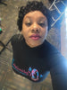 Black short Melinda wigs Optimismic Wigs and Gifts St Paul Minnesota.