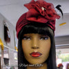 Sunday glory Red head wraps and hair Wigs accessories at Optimismic Wigs and Gifts Saint Paul Minnesota 