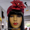 Sunday glory Red head wraps and hair Wigs accessories at Optimismic Wigs and Gifts Saint Paul Minnesota 