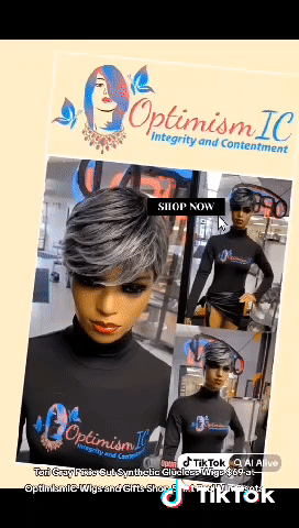 Tori Gray Pixie Cut Synthetic Glueless Wigs $69 at OptimismIC Wigs and Gifts Shop Saint Paul Minnesota