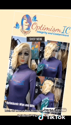 Trish 613 Human Hair Blonde Bob Wig 12inch $99 OptimismIC Wigs and Gifts St Paul Minnesota 55118
