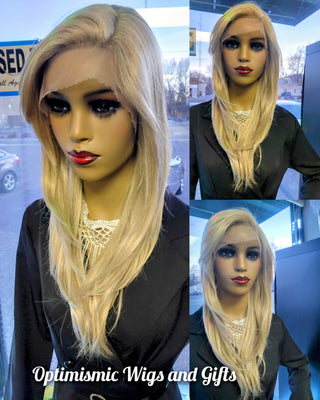 Zinnia blonde Wigs $69 Optimismic Wigs and Gifts St Paul MN