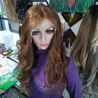 Autumn Brown 13X6 HD Lace 26inch Human Hair Wig $195 - OptimismIC Wigs and Gifts