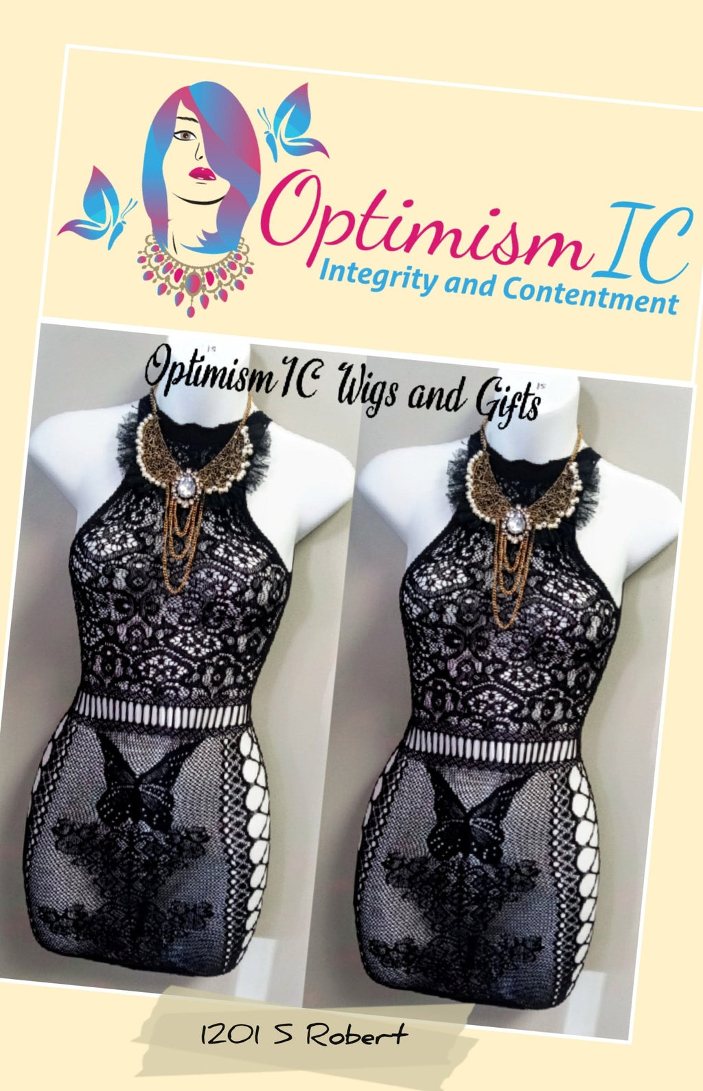 Black Butterfly Coverup $5 OptimismIC Wigs and Gifts St Paul MN 55118 - OptimismIC Wigs and Gifts
