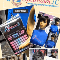 Shalonda Wigs black Synthetic Glueless Bob Wig $69 OptimismIC Wigs and Gifts St Paul Minnesota 