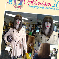 Blair Chocolate bob Wigs synthetic $59 Optimismic Wigs and Gifts West St Paul MN - OptimismIC Wigs and Gifts