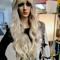 Shop $69 Blonde Phoebe wigs with bangs at optimismic wigs and gifts.