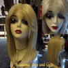 Blonde synthetic glueless bob Wig with bangs $59 Optimismic Wigs and Gifts West St Paul MN - OptimismIC Wigs and Gifts