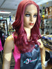 burgundy HD Lace 26inch Synthetic Lace Front Wigs at Optimismic Wigs and gifts st paul mn