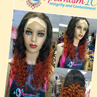 Wigs Captivate 12A Virgin Human hair wigs Auburn Black Transparent Lace 13x6 $295 Premium body wave Lace Front Wigs