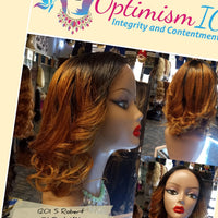 Charmaine blonde ombre $75 100% Human Hair Lace Front Wig Optimismic Wigs and Gifts West St Paul MN - OptimismIC Wigs and Gifts